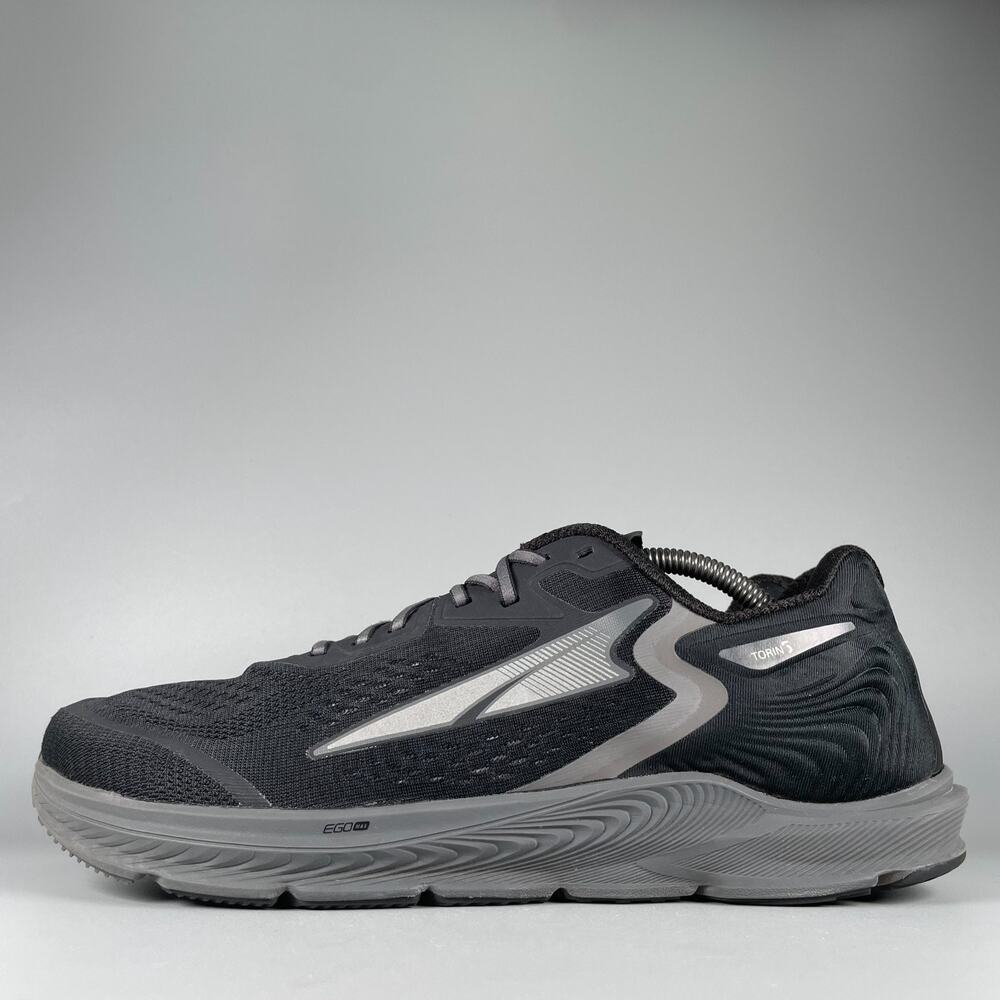 Altra Torin 5 Men's Size 11.5 Black Gray Road Running Sneakers Athletic Shoe EUC